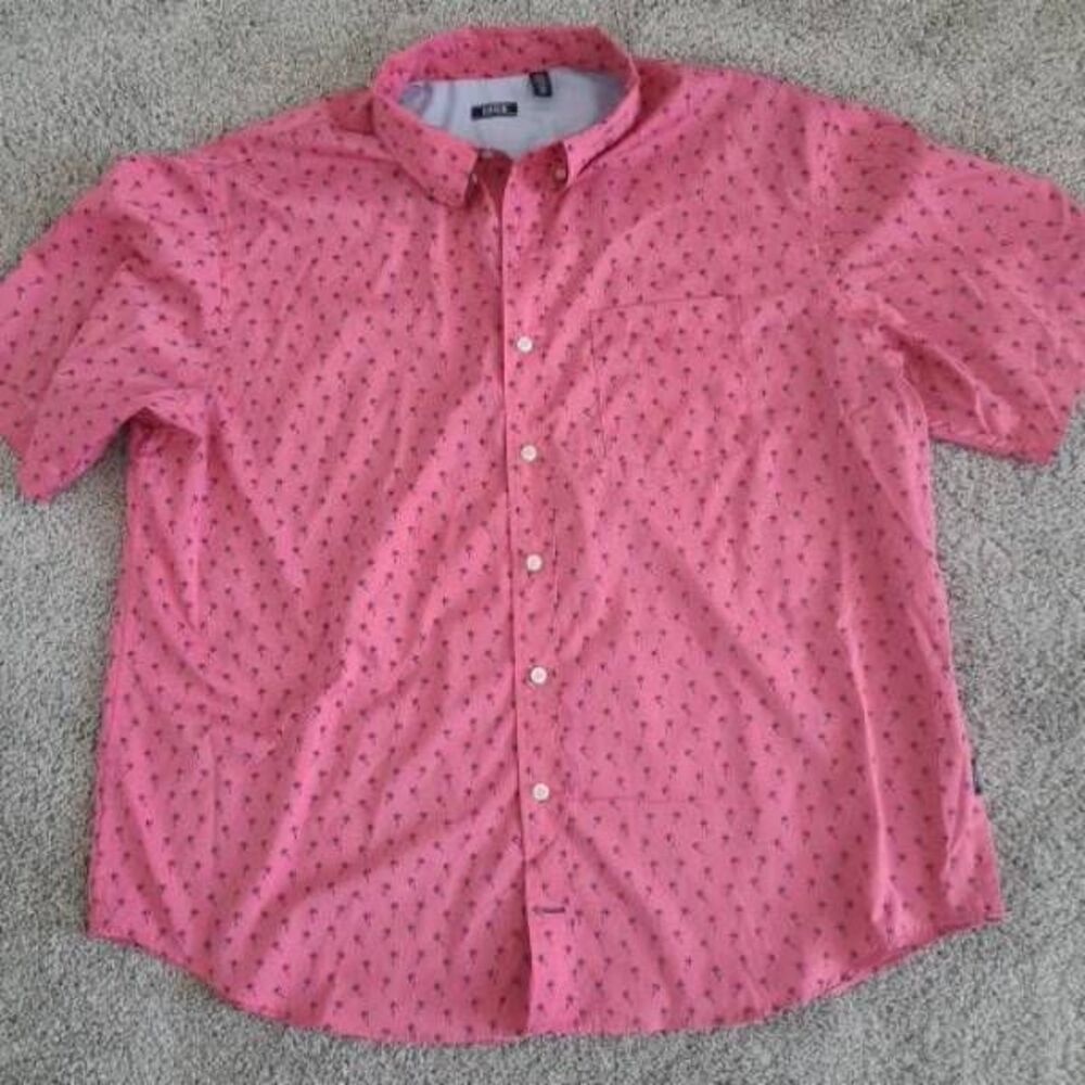Izod 2XLT PALM PRINT BUTTON UP